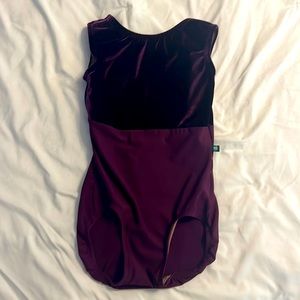 Adult Small Purple Lucky Leo Leotard